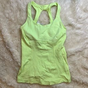 Lululemon RUN Pace Tank - Size 2 - Green